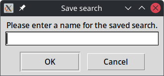 save a search in Xiaolong Dictionary